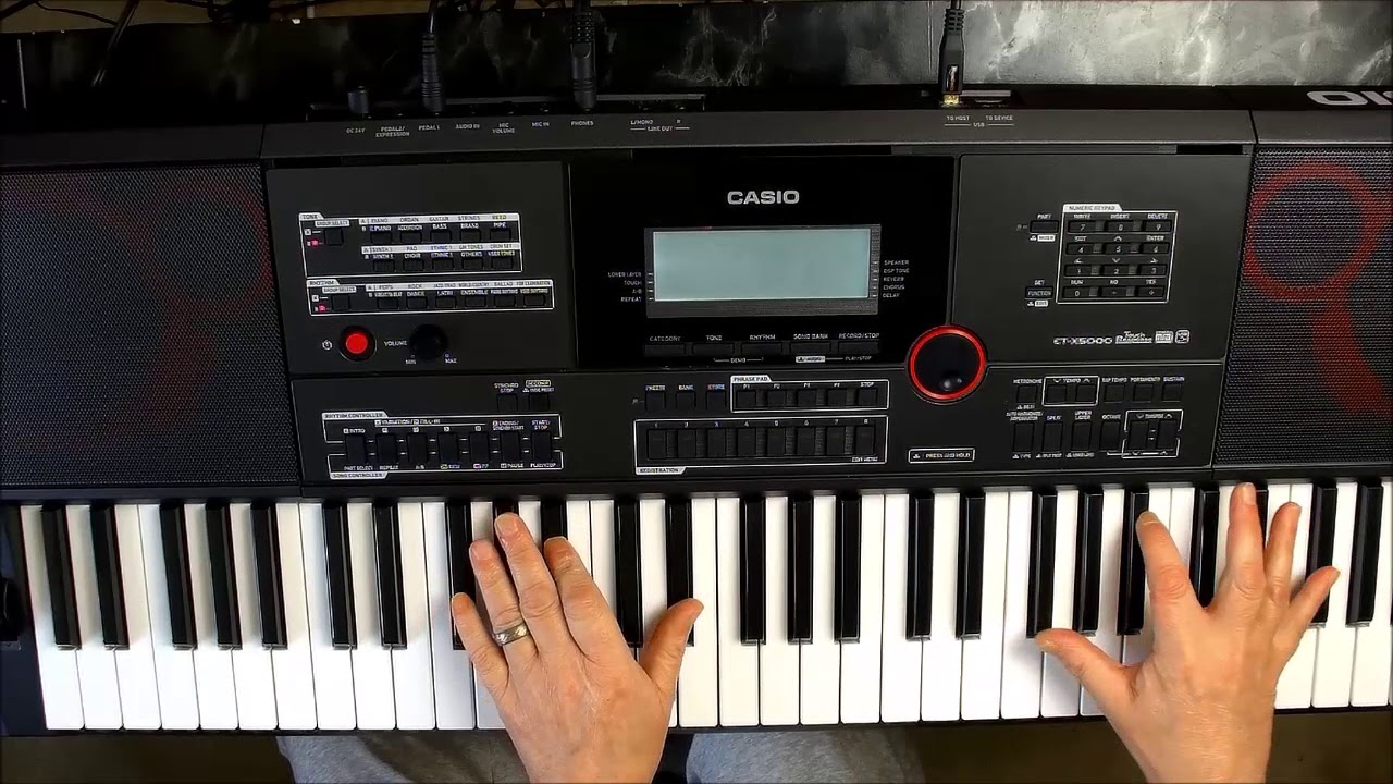 CASIO CTX5000 Let's Play ALL The Electric Piano Sounds Brilliant Sounds YouTube