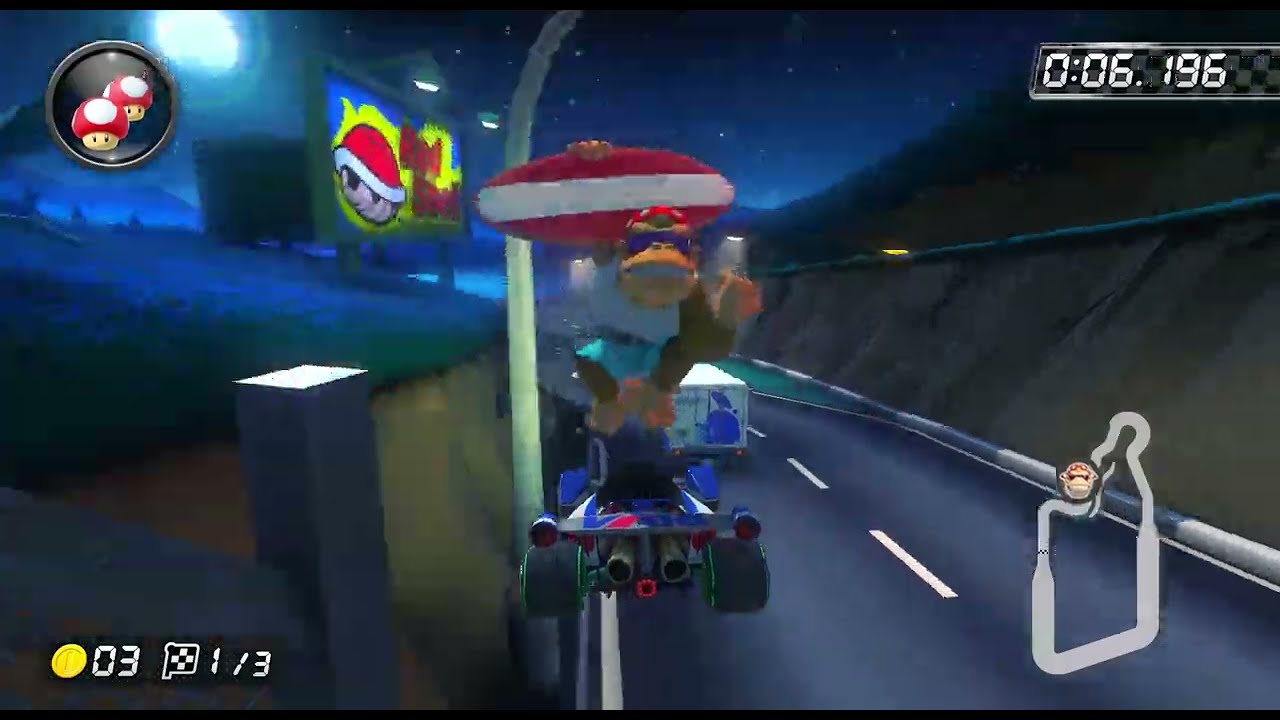 Wii Moonview Highway [150cc] - 1:41.918 - HD Jamie (Mario Kart 8