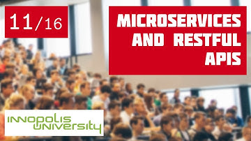 SSD 11/16: Microservices and RESTful APIs [software design crash course]