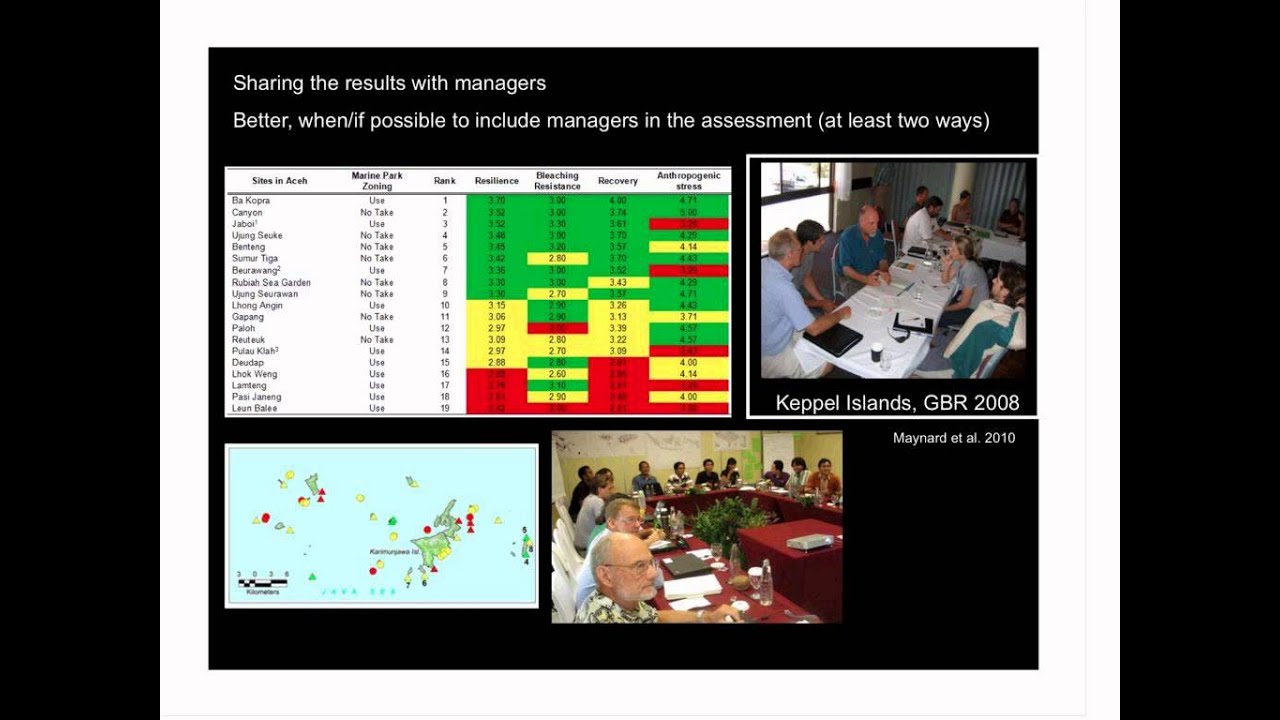 Reef Resilience Webinar: Resilience Assessments and Management Decision-Making