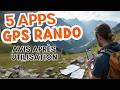 Ref:Sdc-uM3T2pA 5 applications gps de randonn�e test�es sur le terrain (mon avis)   