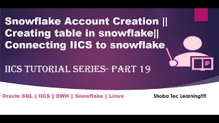 Snowflake Account creating || Add On connection in IICS - IICS Tutorial series part 19 Net Worth