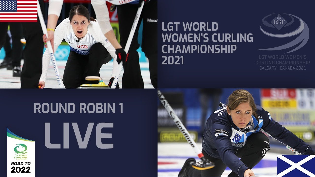 United States v Scotland - Round Robin - LGT World Womens Curling Championship 2021