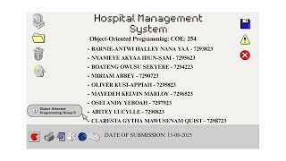 OOP BME 2 GROUP 5 - MANAGEMENT SYSTEM (HOSPITAL)