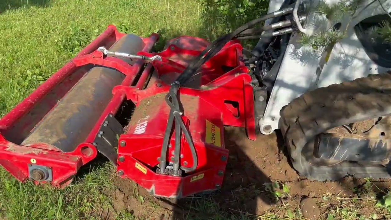 塊根植物・コーデックス The Landscapers DRY CYLINDER Best Forestry Attachment for Skid Steer -CONETEKS 2.13M- - YouTube