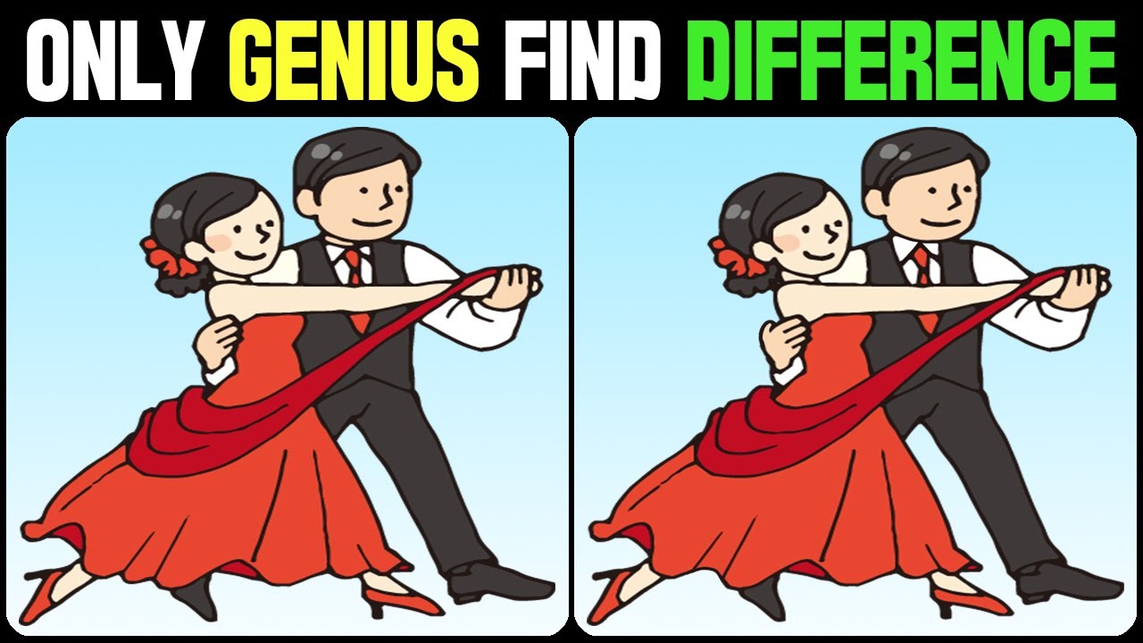 Spot The Difference : Only Genius Find Differences [ Find The Difference #94 ]