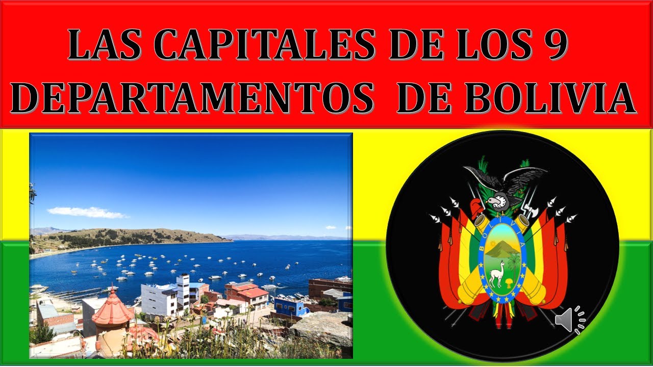 Bolivia Y Sus Capitales Departamentos y Capitales de Bolivia🌎 #capitales #Bolivia #salardeuyuni