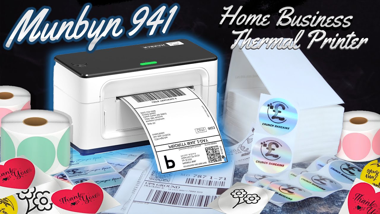 Munbyn 941 Bluetooth Thermal Printer, The best choice for small