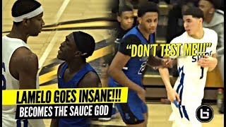 'DON'T TEST ME!!' LaMelo Ball GETS MAD & Becomes The SAUCE GOD!!! Insane PASSES!