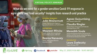 Virtual Event | Closing Remarks | What do we need for a gender-sensitive Covid-19 response?