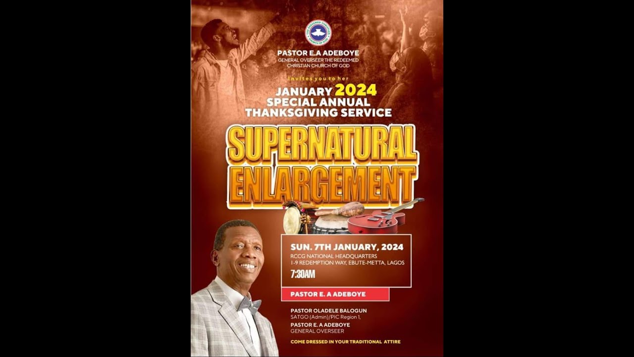 JANUARY THANKSGIVING SERVICE SUPERNATURAL ENLARGEMENT YouTube