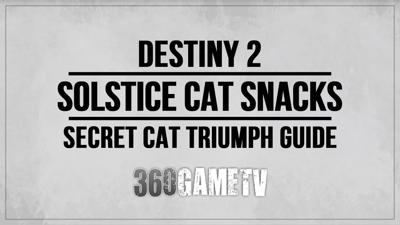 Destiny 2 Solstice Cat Snacks Triumph Guide - Feet the secret cat in European Aerial Zone