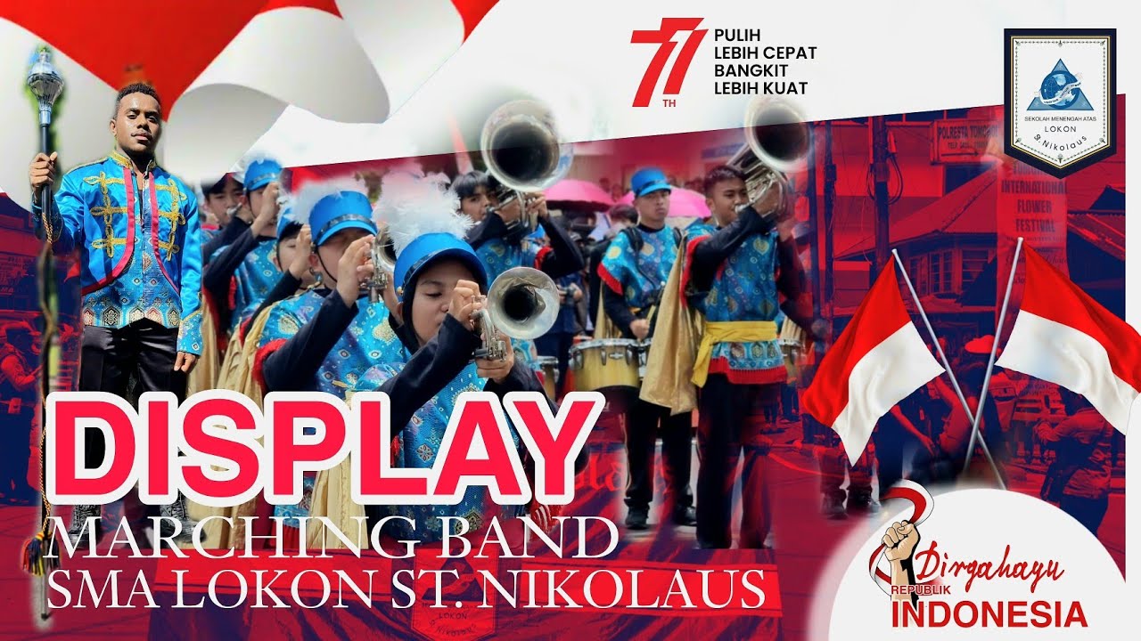 Display 17 Agustus 2022 Tomohon l MB SMA Lokon