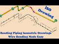 Understanding Piping Isometric Drawings with Wire Bending Techniques