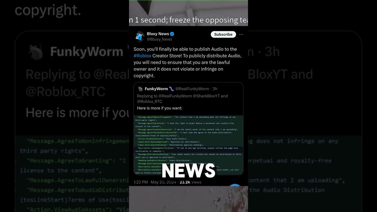ROBLOX AUDIOS CAN BE MADE PUBLIC! BUT… 