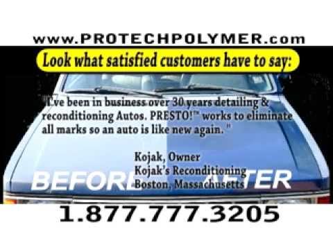 Presto! Pro Wipe on Clearcoat - Car Scratch, Scuff & Sun Fade Paint Re –  ProTech Polymer Products, Ltd