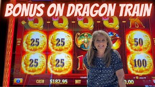 BONUS on Dragon Train!   #slots #casino #slotmachine