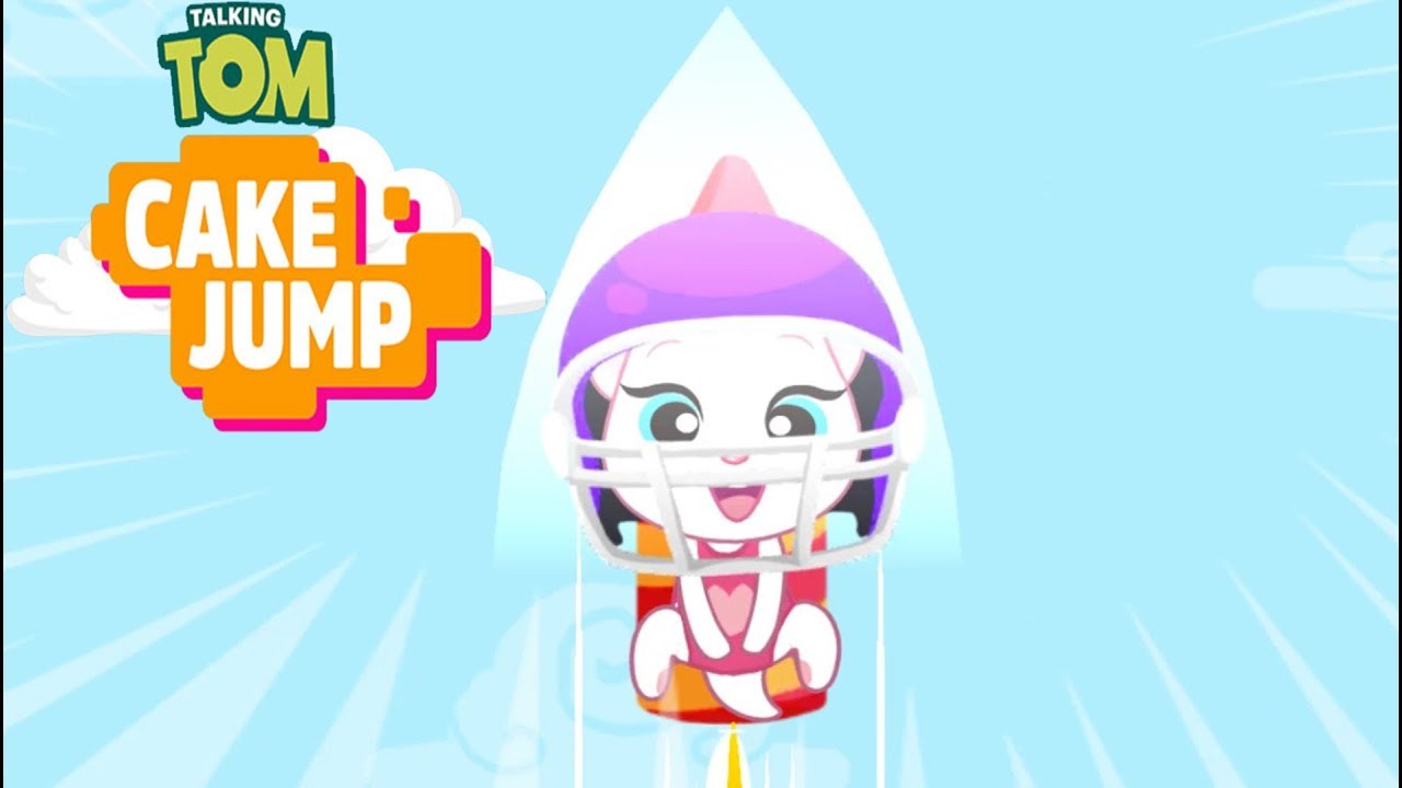 Talking Tom Cake Jump Android Gameplay - *Full Screen* Master Chef Angela | Running Tom