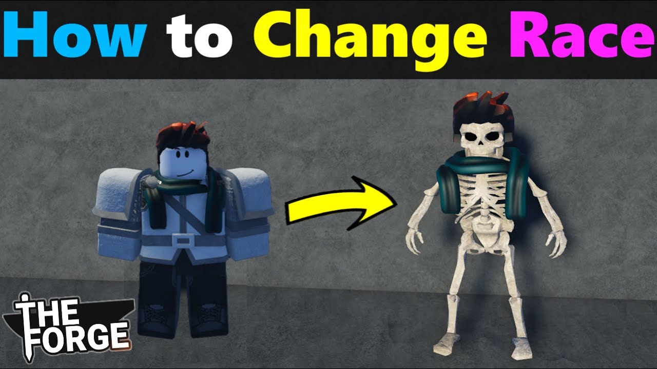 How to change Race in Roblox The Forge | Reroll Race in The Forge # ...