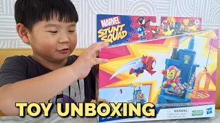 GAGATUI Toy Unboxing: MARVEL STUNT SQUAD - Spider-Man vs Green Goblin