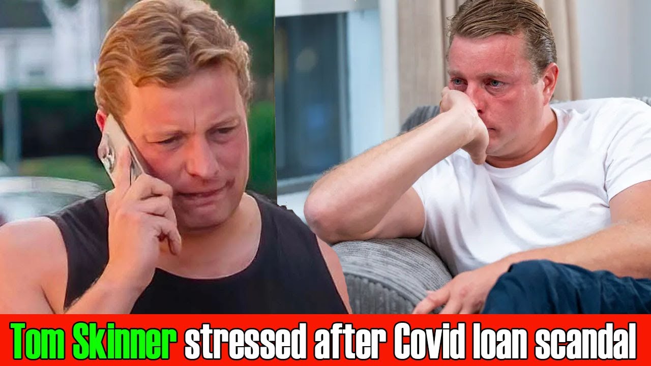 Том Скиннер выглядит напряженным после скандала с кредитом во время COVID