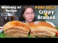 CRISPY PORK BELLY VS BRAISED PORK BELLY | Mukbang Philippines