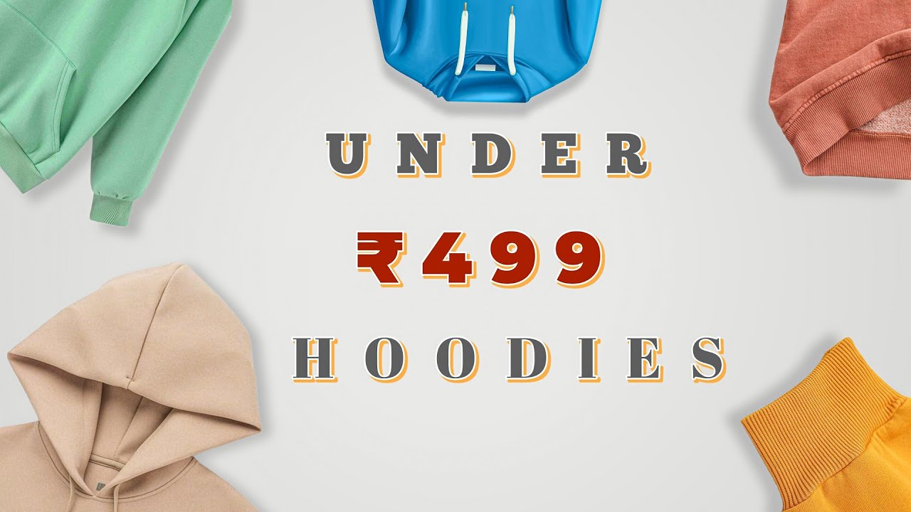 🔥TOP 5 WINTER HOODIES UNDER ₹500 2023 BEST BUDGET HOODIES FOR MEN'S