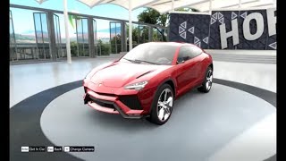 Forza Horizon 3 Lamborghini Urus 360 degree view and circuit race