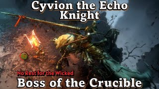 Final Boss in the Crucible Cyvion the Echo Knight #norestforthewicked