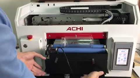 ACHI UV Printer How to connect a rotary axis