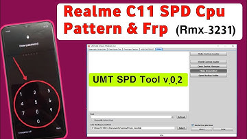 Realme C11_2021 ( Rmx3231) Spd | Pattern Password & Frp Umt Spd Tool | SPD CPU @AMobileTech
