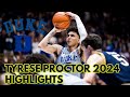 Tyrese Proctor - Duke Highlights 2024