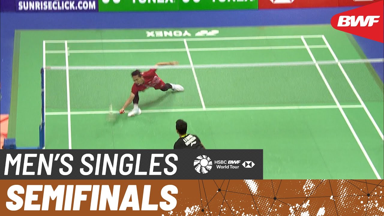 SF | MS | Jonatan CHRISTIE (INA) [6] vs. Anthony Sinisuka GINTING (INA) [8] | BWF 2019