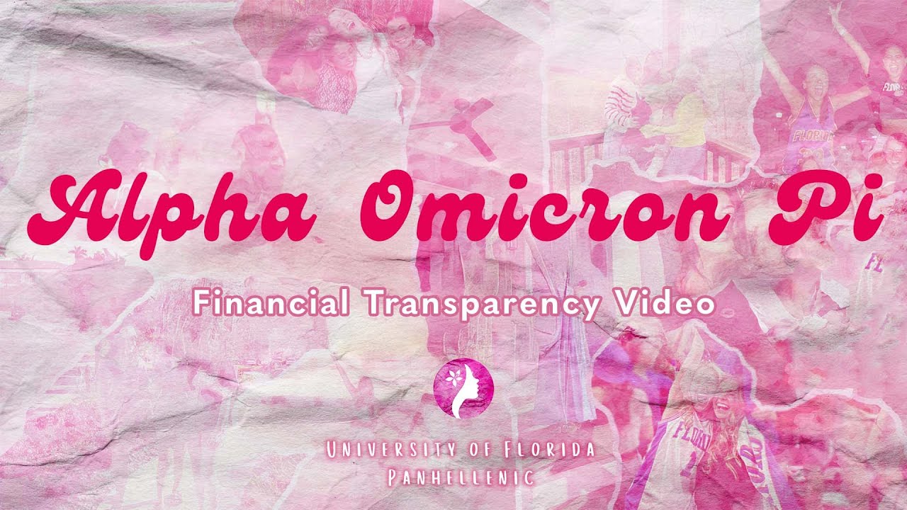 Financial Transparency Video 2025- Alpha Omicron Pi