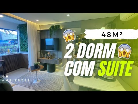 Tour pelo apartamento 48m² - VIVAZ PRIME BELEM