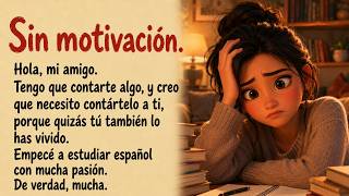 ¿Por qué perdí la motivación? | Spanish Listening Practice (B1) screenshot 4