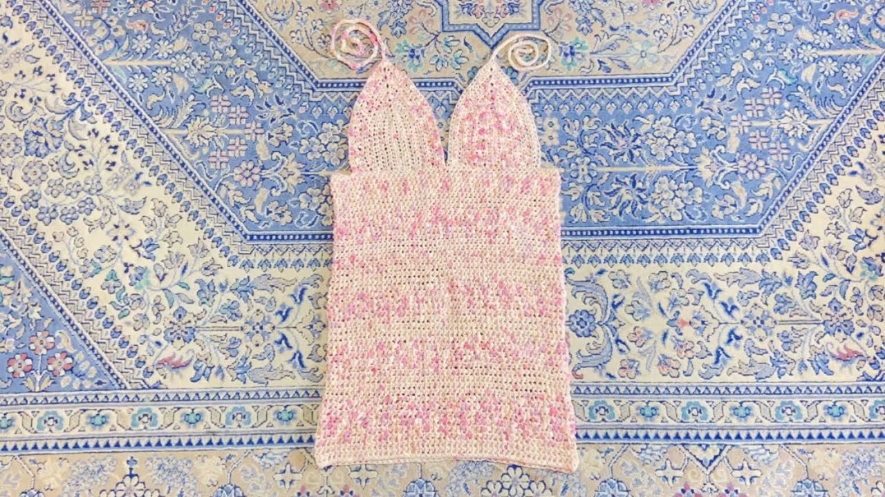かぎ針編み】タイトなサマーワンピースの編み方【RINAMARU Crochet