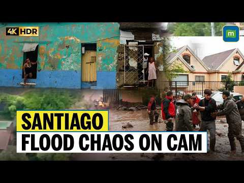 Santiago Flash Floods: Shocking Aerial Footage Shows Flash Flood Destruction | N18G