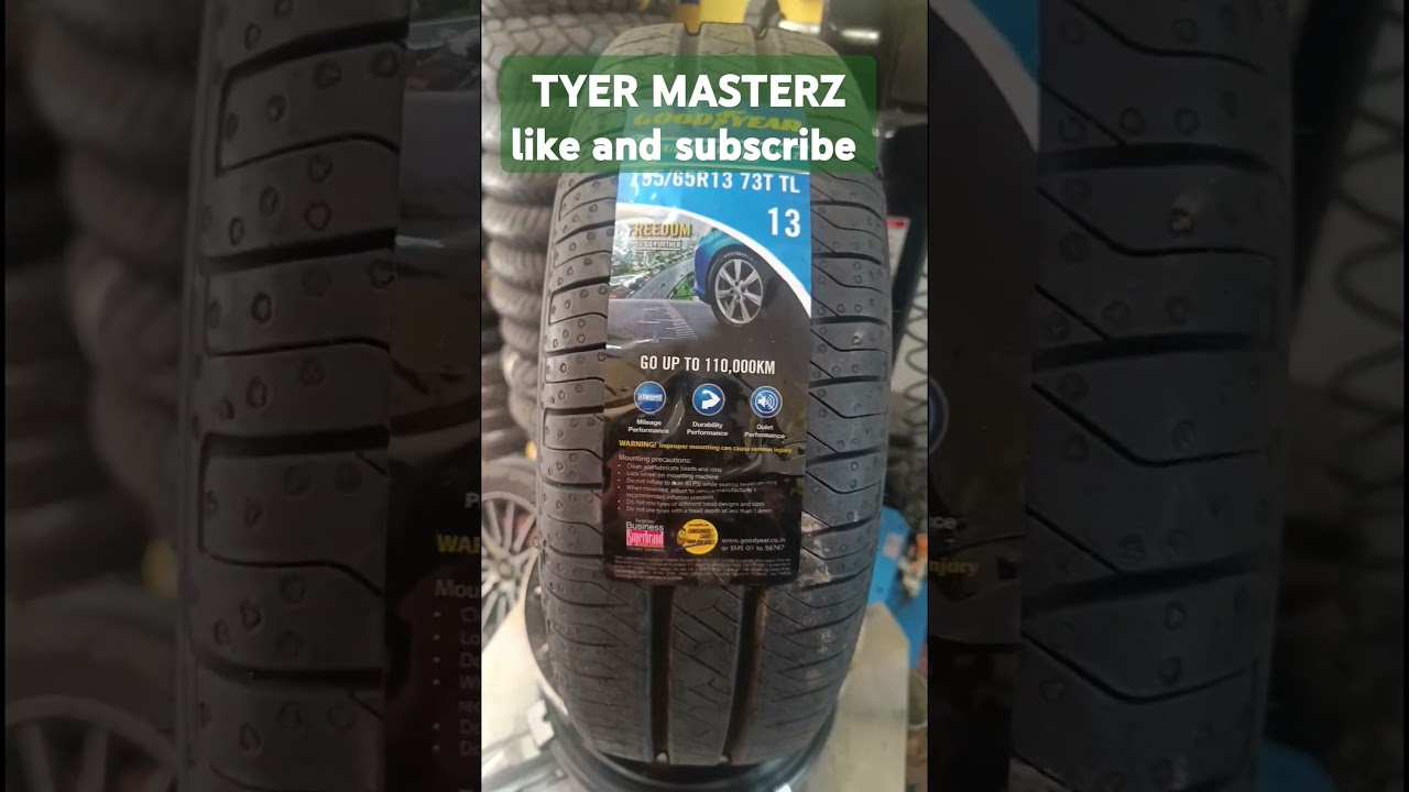 BOSS ALLOY WHEEL WITH GOOD YEAR TYRE Goodyear Assurance Duraplus 2 155/65 R 13 Tubeless 73 T Car