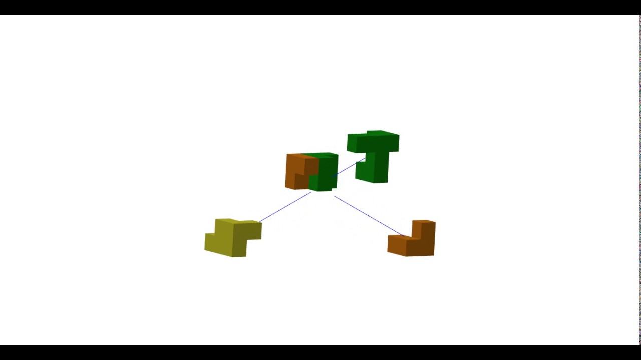 Magnecube Puzzle Cube   Second Solution