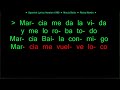 Marcia Baila Ricky Martin Spanish Version Lyrics Video For Singing Practice mp3