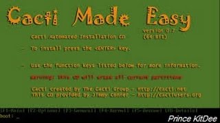 CactiEZ-v0.7.ISO Installation