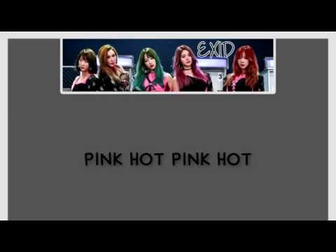 EXID 이엑스아이디 HOT PINK 핫핑크 Color Coded Lyrics Han Rom Eng