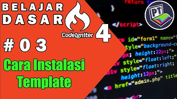 03 Tutorial Codeigniter 4 - Cara Install Template Di Codeigniter 4
