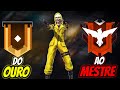 DO OURO AO MESTRE SOLO (SEM CARTÃO) | TEMPORADA 17 | CONTA SECUNDÁRIA! SWAGGER FREE FIRE!