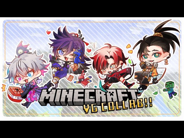 【Minecraft】 Dragging the Vanguard boys to adventure!! #JosuijiShinri #holotempusのサムネイル