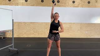 DB Overhead Squat