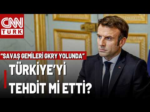 SON DAKİKA🚨Macron'dan Savaş Sözleri! "Savaş Gemilerimiz Akdeniz Yolunda"