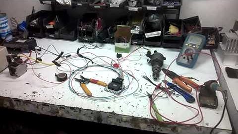 Teste de modulo de ignição sensor hall