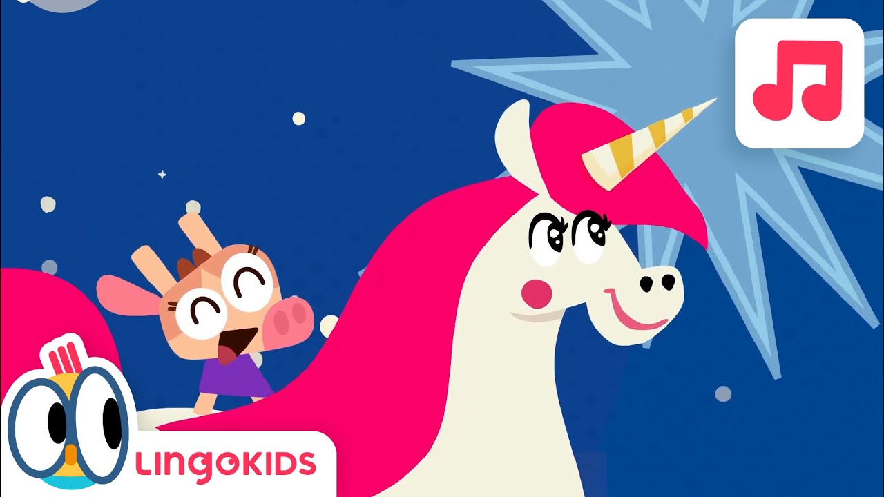 My UNICORN SONG 🦄🌈 Color song for Kids | Lingokids - YouTube